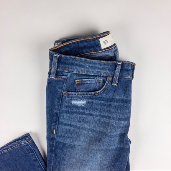 A&F bootcut flare jeans ripped distressed blue - Picture 6 of 8